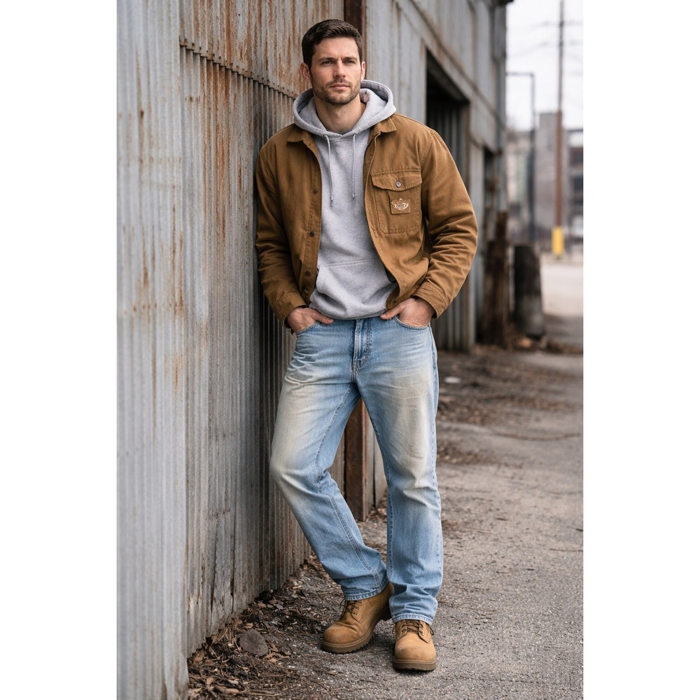Carhartt Jeans Mens‎ 40x32 Light Wash Distressed Workwear Dungarees Fit